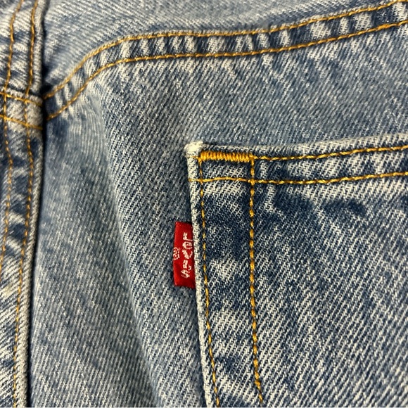 Levi’s 501 Blue Jeans Men’s 40 Cotton Outdoors Button Fly Y2K Retro Tear Off Tag - Picture 10 of 14
